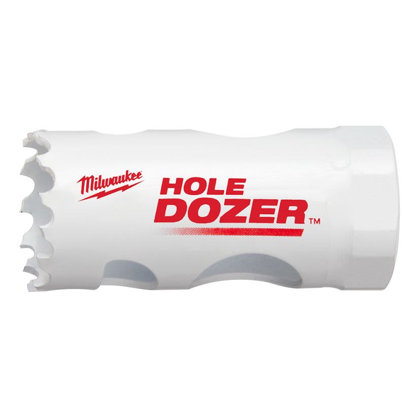 Milwaukee HOLE DOZER Ice Hardened 49-56-0043 Hole Saw, 1 in Dia, 1-5/8 in D Cutting, Bi-Metal/8% Cobalt Cutting Edge